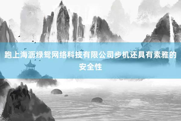 跑上海沥绿鸳网络科技有限公司步机还具有素雅的安全性